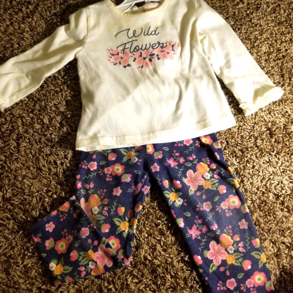 NWOT Infant girl matching set